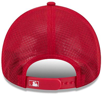 Men's New Era Red Washington Nationals 2026 Batting Practice Alternate Apex 9FORTY Adjustable Hat