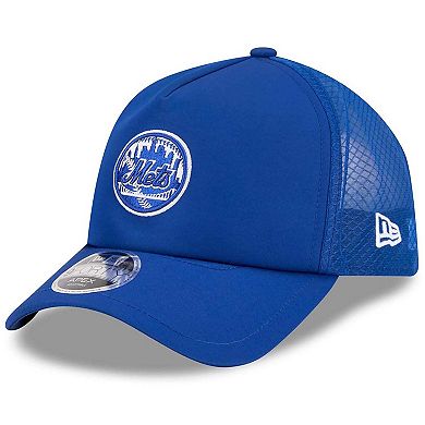 Men's New Era Royal New York Mets 2026 Batting Practice Alternate Apex 9FORTY Adjustable Hat