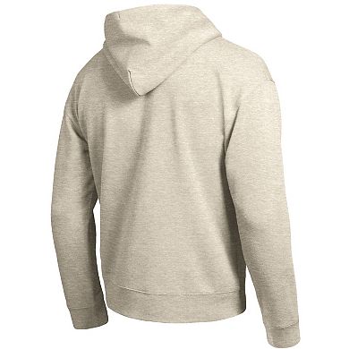 Men's Champion Oatmeal Chicago Cubs All Star Chenille Patch Hoodie