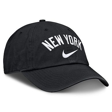 Men's Nike Black New York Yankees Primetime Club Adjustable Hat