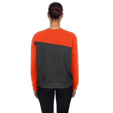 Women's New Era Gray/Orange San Francisco Giants Gameday Fleece Sweatshirt