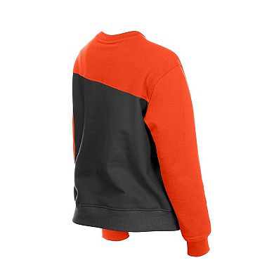 Women's New Era Gray/Orange San Francisco Giants Gameday Fleece Sweatshirt