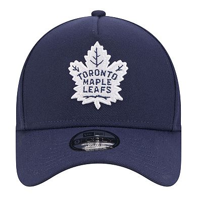 Youth New Era Blue Toronto Maple Leafs 9FORTY A-Frame Adjustable Hat