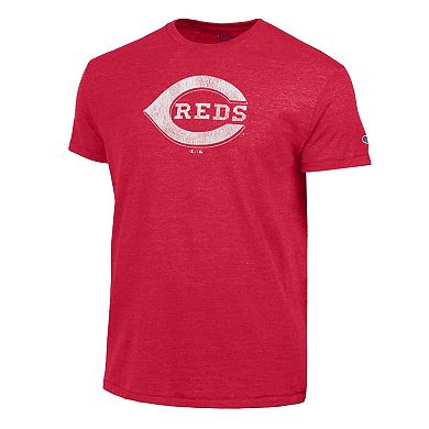 Men's Champion Red Cincinnati Reds Tri-Blend T-Shirt
