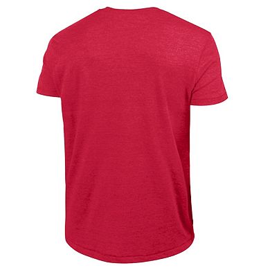 Men's Champion Red Cincinnati Reds Tri-Blend T-Shirt