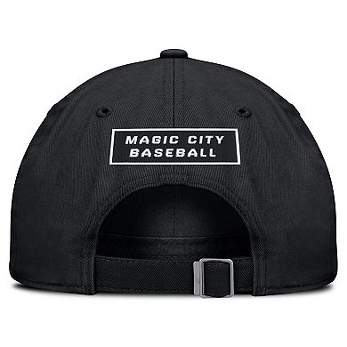 Men's Nike Black Miami Marlins Primetime Club Adjustable Hat