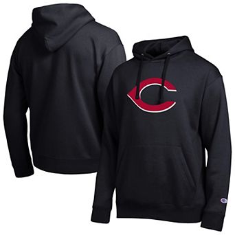 Men's Champion Black Cincinnati Reds All Star Embroidered Logo Hoodie