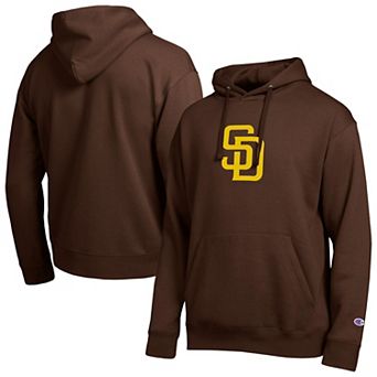 Men's Champion Brown San Diego Padres All Star Embroidered Logo Hoodie