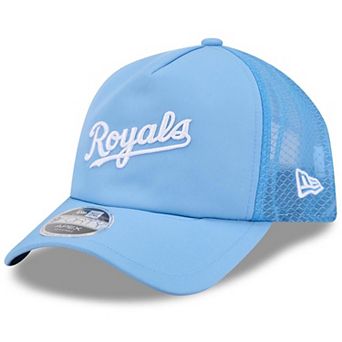 Men's New Era Light Blue Kansas City Royals 2026 Batting Practice Alternate Apex 9FORTY Adjustable Hat