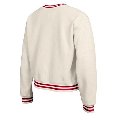 Women's Champion Cream Boston Red Sox Reverse Weave Sweatshirt