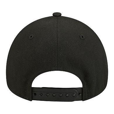 Youth New Era Black Miami Marlins 9FORTY A-Frame Adjustable Hat