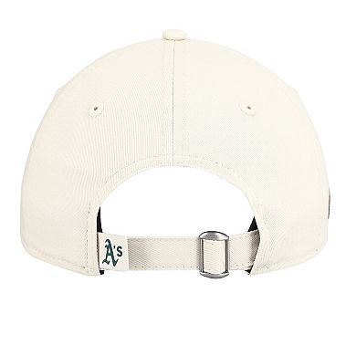 Youth New Era Stone/Green Athletics 2026 Spring Training Fan Pack Batter 9TWENTY Adjustable Hat