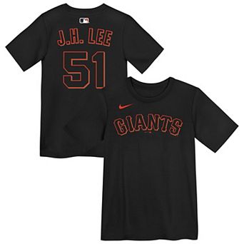 Preschool Nike Jung Hoo Lee Black San Francisco Giants Name & Number T-Shirt