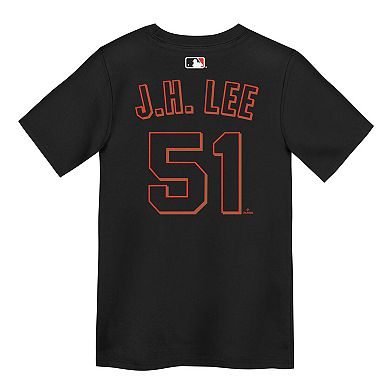 Preschool Nike Jung Hoo Lee Black San Francisco Giants Name & Number T-Shirt