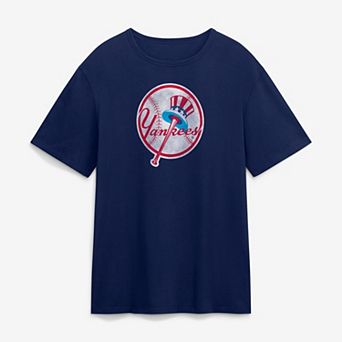 Men's Fanatics Navy New York Yankees Vintage Logo Legacy T-Shirt