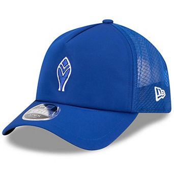 Men's New Era Royal Atlanta Braves 2026 Batting Practice Alternate Apex 9FORTY Adjustable Hat