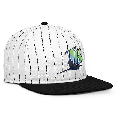 Men's Nike White/Black Tampa Bay Rays Cooperstown Collection Pro Adjustable Hat