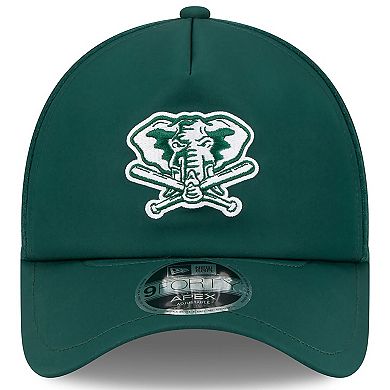 Men's New Era Green Athletics 2026 Batting Practice Alternate Apex 9FORTY Adjustable Hat