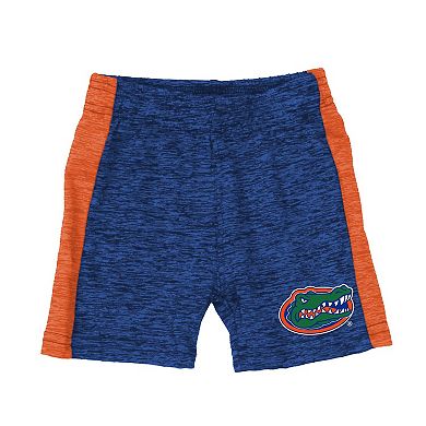 Infant Wes & Willy Orange Florida Gators Cloudy Yarn Bodysuit & Shorts Set