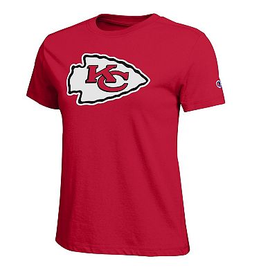 Women's Champion Red Kansas City Chiefs Logo T-Shirt