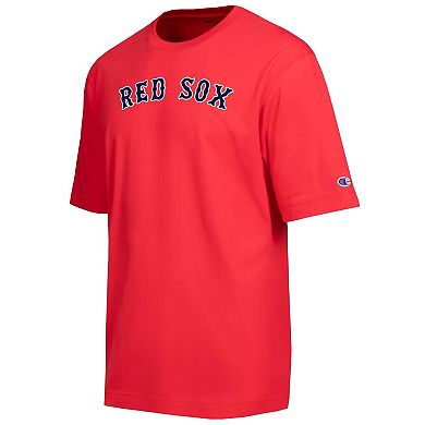 Men's Champion Red Boston Red Sox All Star Chenille Wordmark T-Shirt
