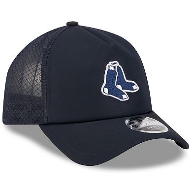 Men's New Era Navy Boston Red Sox 2026 Batting Practice Alternate Apex 9FORTY Adjustable Hat