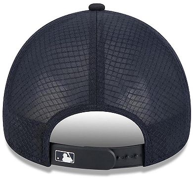 Men's New Era Navy Boston Red Sox 2026 Batting Practice Alternate Apex 9FORTY Adjustable Hat