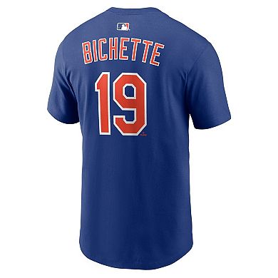 Men's Nike Bo Bichette Royal New York Mets Name & Number T-Shirt