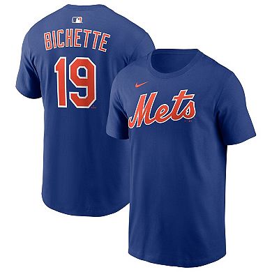Men's Nike Bo Bichette Royal New York Mets Name & Number T-Shirt
