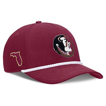 Unisex Nike Garnet Florida State Seminoles 2026 Basketball Refresh 5-Panel Rope Rise Hat