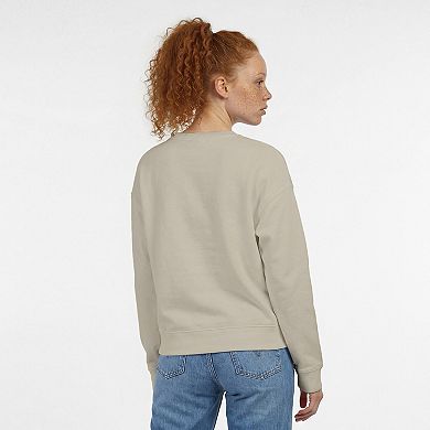 Women's Champion Light Brown Houston Texans Powerblend Cocoa Butter Fleece Sweatshirt