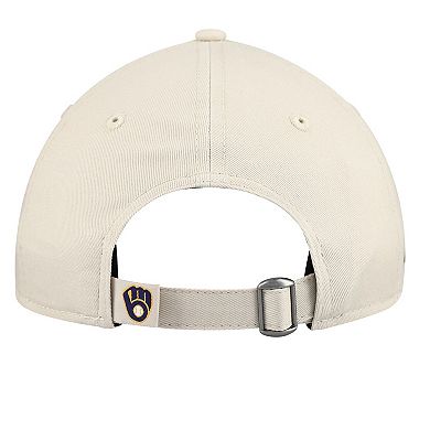 Youth New Era Stone/Navy Milwaukee Brewers 2026 Spring Training Fan Pack Batter 9TWENTY Adjustable Hat