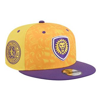 Men's New Era Yellow Orlando City SC 2026 Jersey Hook 9FIFTY Snapback Hat