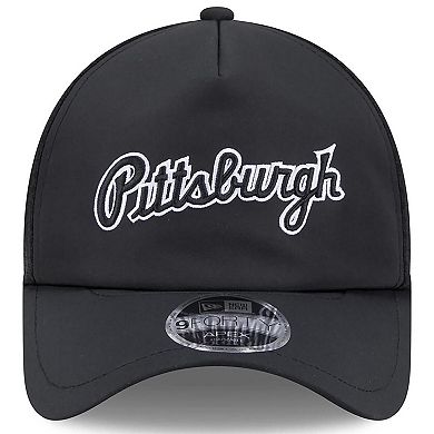 Men's New Era Black Pittsburgh Pirates 2026 Batting Practice Alternate Apex 9FORTY Adjustable Hat