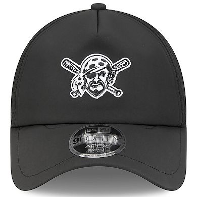 Men's New Era Black Pittsburgh Pirates 2026 Batting Practice Alternate Apex 9FORTY Adjustable Hat