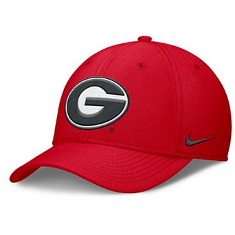 Men's Nike Red Georgia Bulldogs Rise Swoosh Dri-FIT Flex Hat