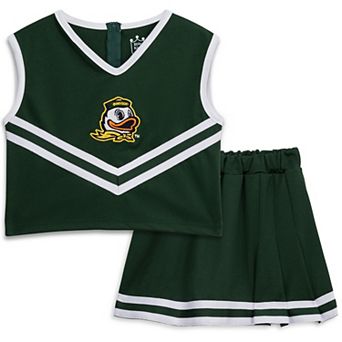 Girls Youth Green Oregon Ducks Two-Piece Cheer Set
