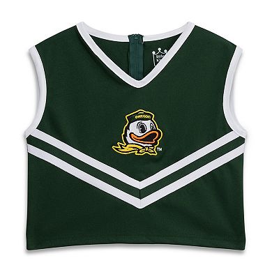 Girls Youth Green Oregon Ducks Two-Piece Cheer Set