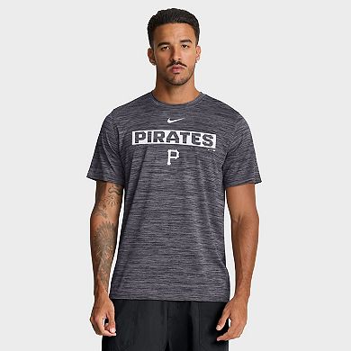 Men's Nike Black Pittsburgh Pirates Velocity Dri-FIT T-Shirt
