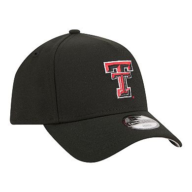 Youth New Era Black Texas Tech Red Raiders 9FORTY A-Frame Adjustable Hat