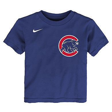 Infant Nike Pete Crow-Armstrong Rush Blue Chicago Cubs Name & Number T-Shirt
