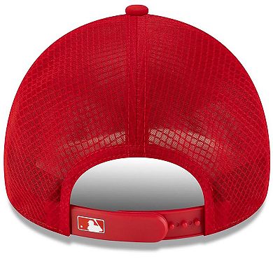 Men's New Era Red Minnesota Twins 2026 Batting Practice Alternate Apex 9FORTY Adjustable Hat
