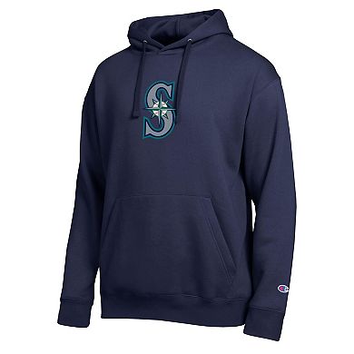 Men's Champion Navy Seattle Mariners All Star Embroidered Logo Hoodie