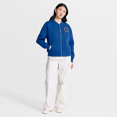 Women's Fanatics Royal Chicago Cubs Oversized Rage Against Full-Zip Jacket