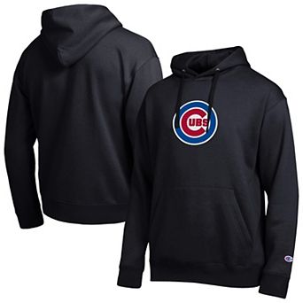 Men's Champion Black Chicago Cubs All Star Embroidered Logo Hoodie