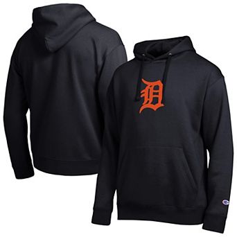 Men's Champion Black Detroit Tigers All Star Embroidered Logo Hoodie