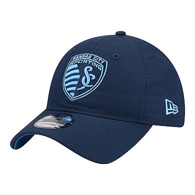 Men's New Era Navy Sporting Kansas City 2026 Jersey Hook 9TWENTY Adjustable Hat