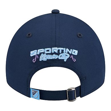 Men's New Era Navy Sporting Kansas City 2026 Jersey Hook 9TWENTY Adjustable Hat
