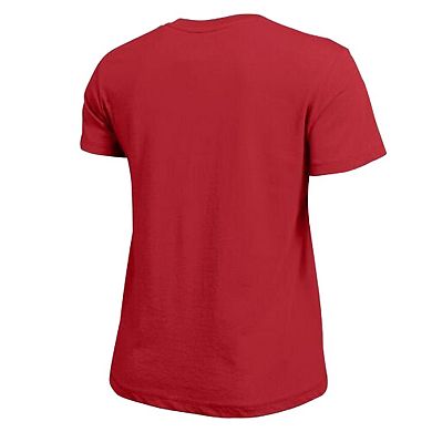 Women's Champion Scarlet San Francisco 49ers Logo T-Shirt