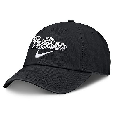 Men's Nike Black Philadelphia Phillies Primetime Club Adjustable Hat